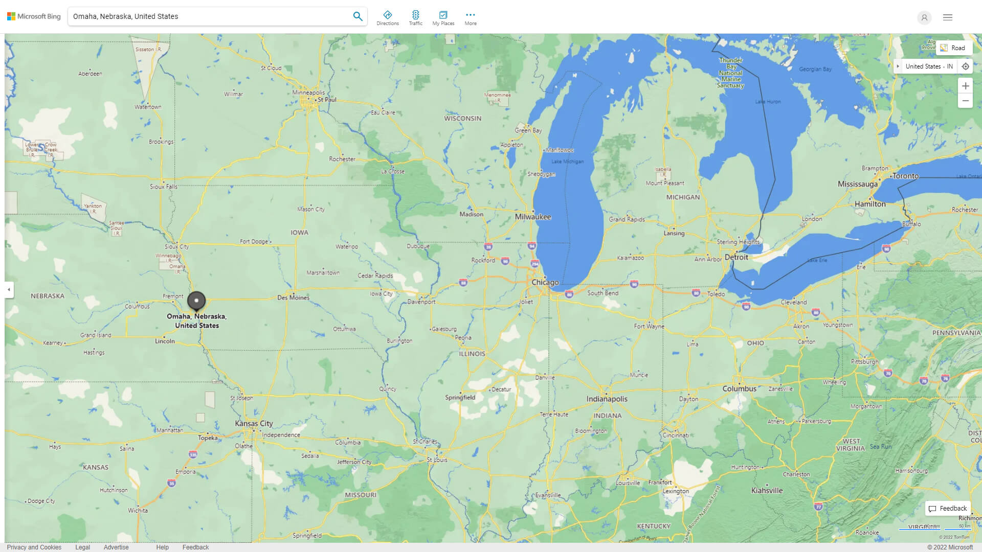 Omaha Map Nebraska